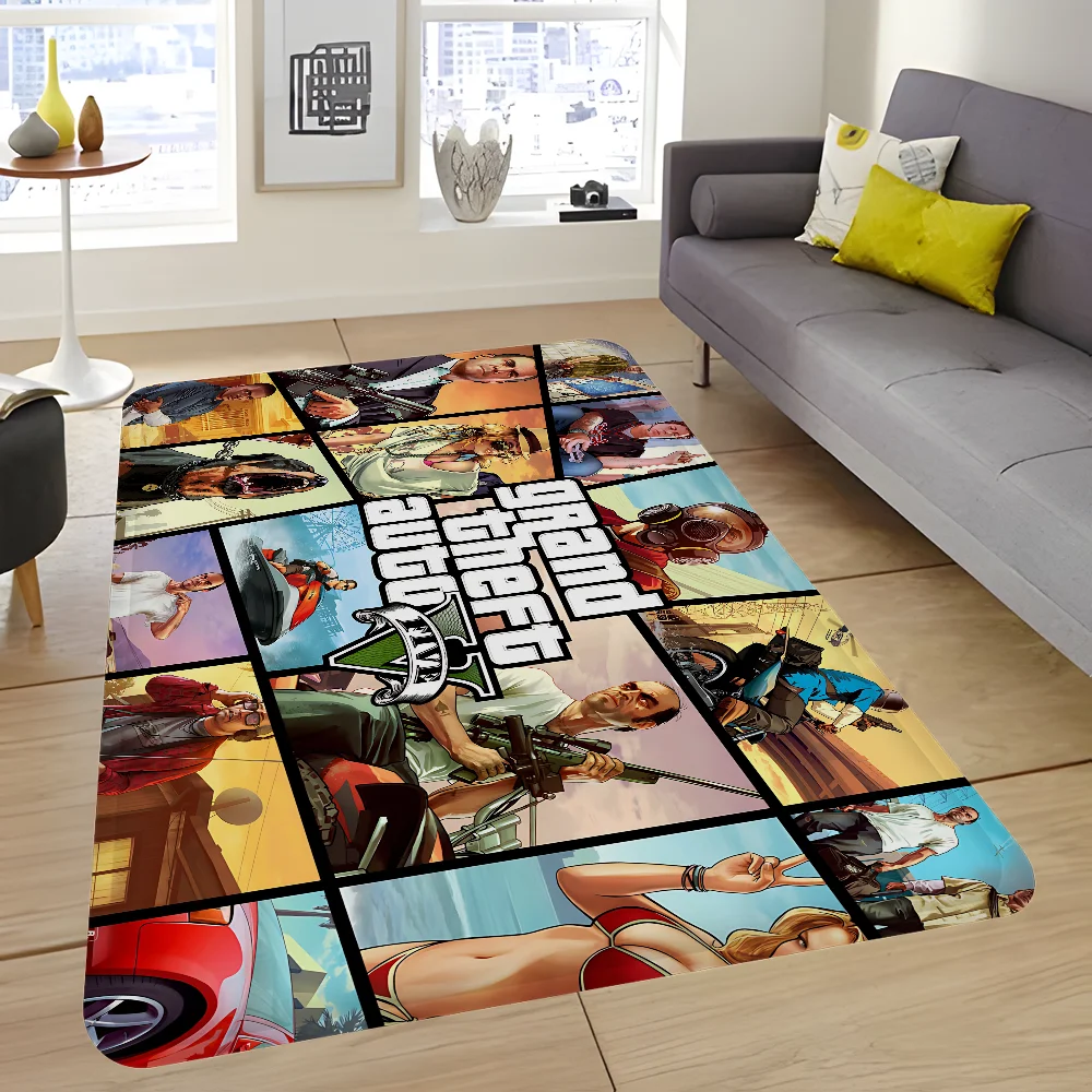 Popular Game G-gta-5 Door Mat Nordic Style Bedroom Living Room Doormat Home Balcony Anti-Slip Alfombra