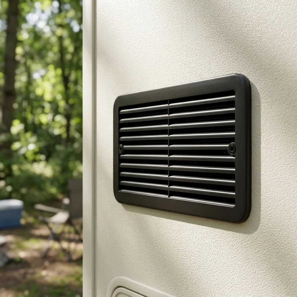 Dual-Fan Ventilation Fan for RV For Exhaust Applications 24V DC ABS Housing Optimized Airflow for Confined Living Spaces