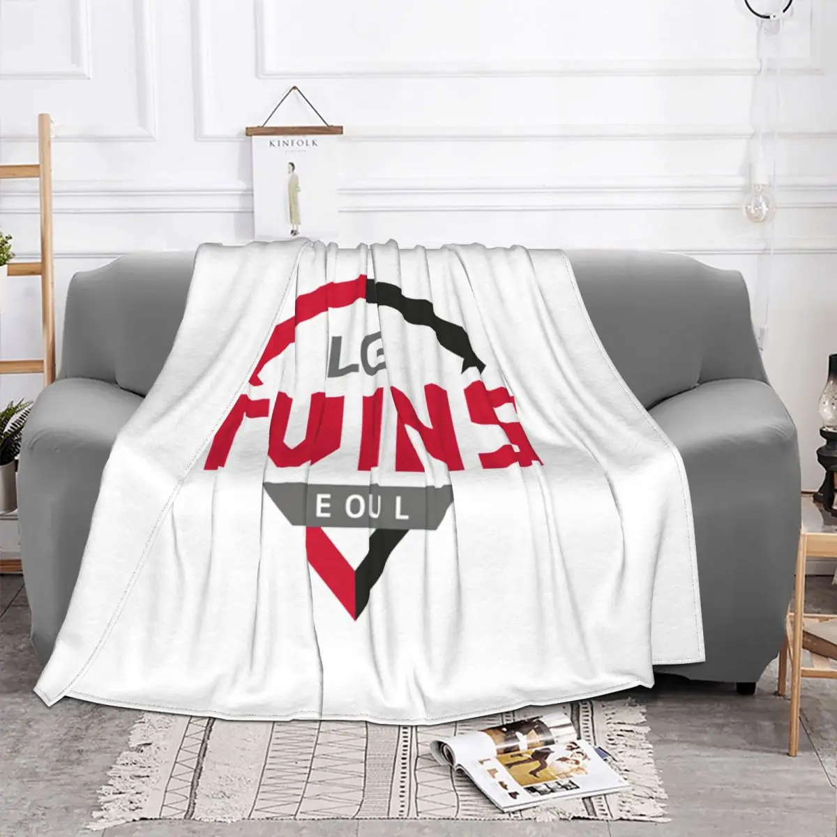 Lg Twins Baseball Team Sport Lover Blanket Coral Fleece Plush All Season Super Soft Throw Blanket for Home Travel Bedding Throws