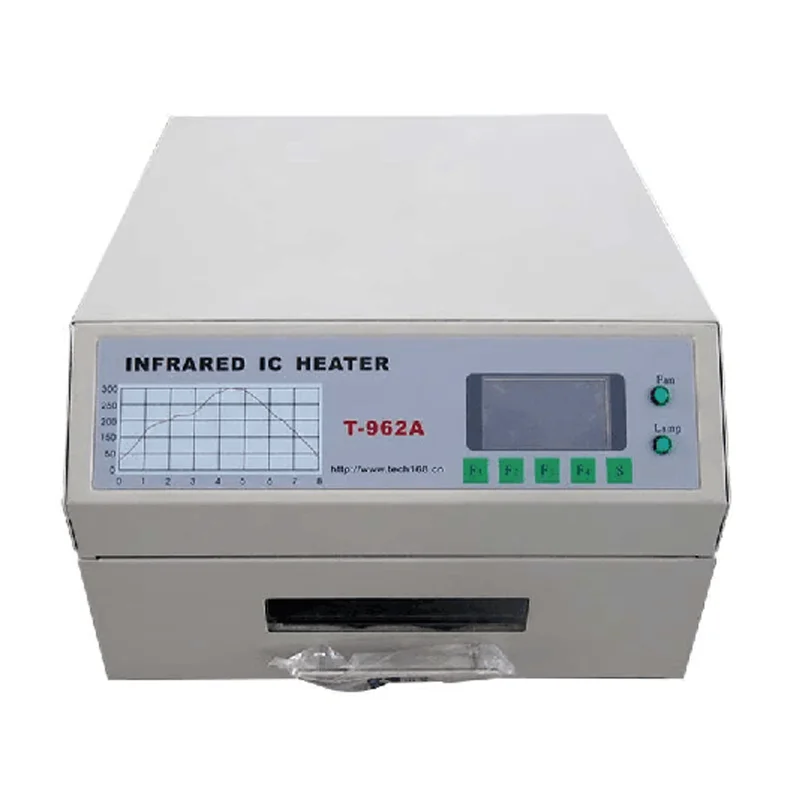 PUHUI T-962A  T962A Infrared IC Heater Desktop Reflow Oven BGA SMD SMT Rework Sation Reflow Wave Oven High Quality