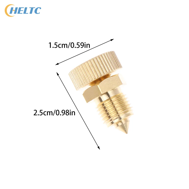 1PCS ทองแดงแรงดันสูงปั๊มมือ 300bar ทองแดง Air Bleed สกรูความปลอดภัย Bleeder วาล์วอะไหล่เปลี่ยนชุด
