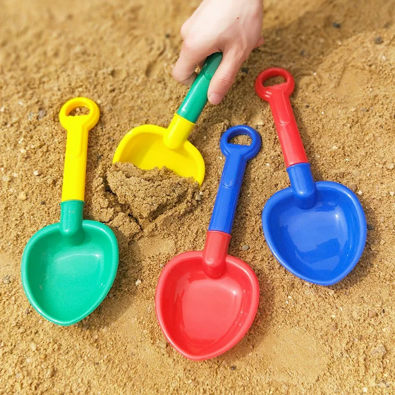 Summer Thickened Children's Beach Sand Playing Equipment Plastic Shovel Large Baby Sand Digging Accessories Tools Toy Shovel