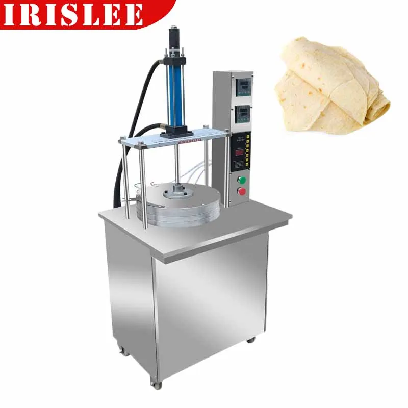 

35Cm Hydraulic Automatic Pancake Machine Crepe Maker Heated Dough Press Pie Roti Arabic Bread Cake Making Machine