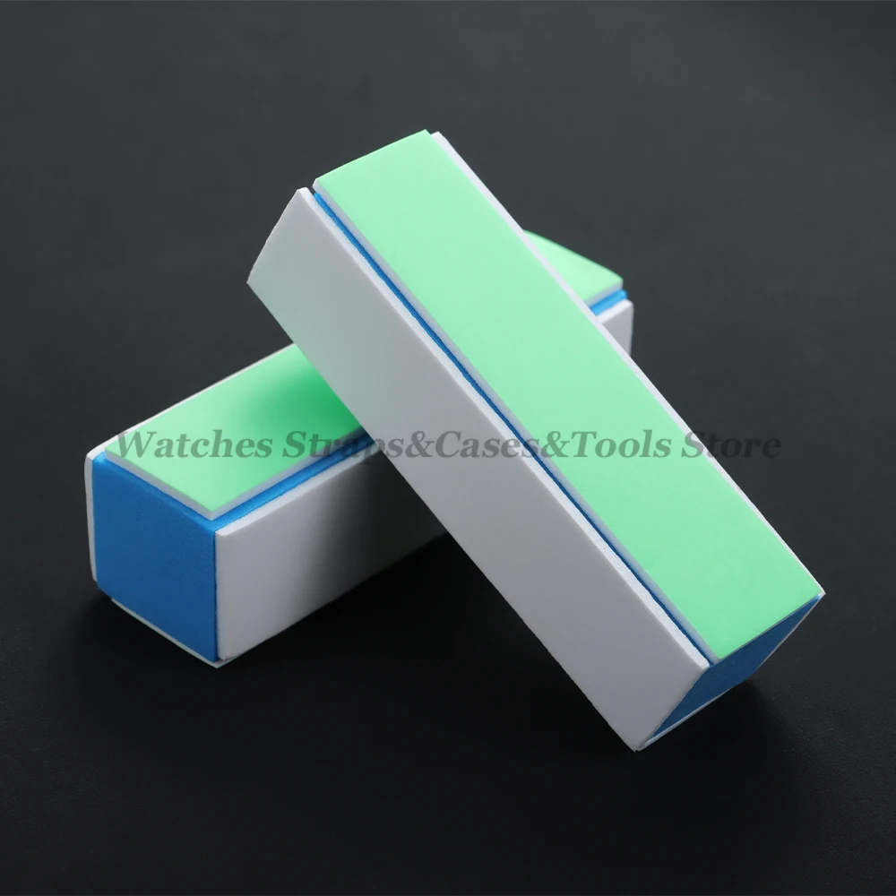 1/2/4/10pcs Watch Cleaner Rod 4Sides 1000/4000 Mesh Polishing Files Watch Parts Clean Polish Tool Rod Watchmaker Polishing Plate