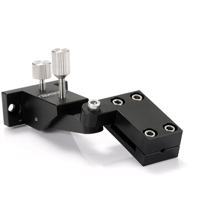 Precision probe stations use three-dimensional adjustment positioners, swing arms, probe clamps, and RF fixtures
