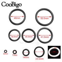 20pcs Plastic O Rings Round Loop Buckle for Making Necklace Choker Earring Jewelry DIY Craft Sewing Accessories Hard 5-50mm