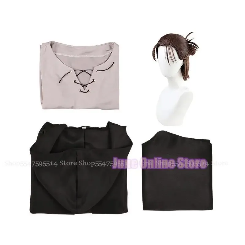 أزياء أنيمي تيتان 4 جايجر خندق الموسم النهائي إرين ييغر أزياء تنكرية مجموعة كاملة للرجال؛ 8'm6،