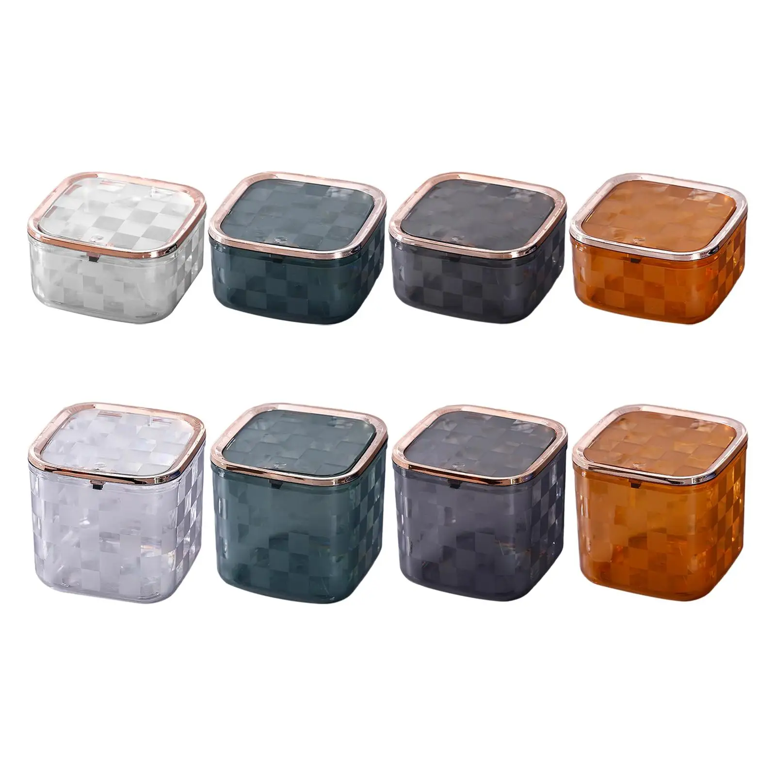 Small Trash Can Multipurpose Storage Box Household Can Wastebasket Dustbin for Cars Kitchen Indoor Dormitory Office Desk