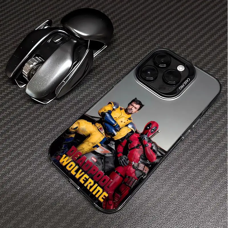 Marvel New Mutant Deadpool phone cases for Apple iphone 14 pro max case 15pro 16 13 funda iphone 11Pro 16plus 12Pro Soft Cover