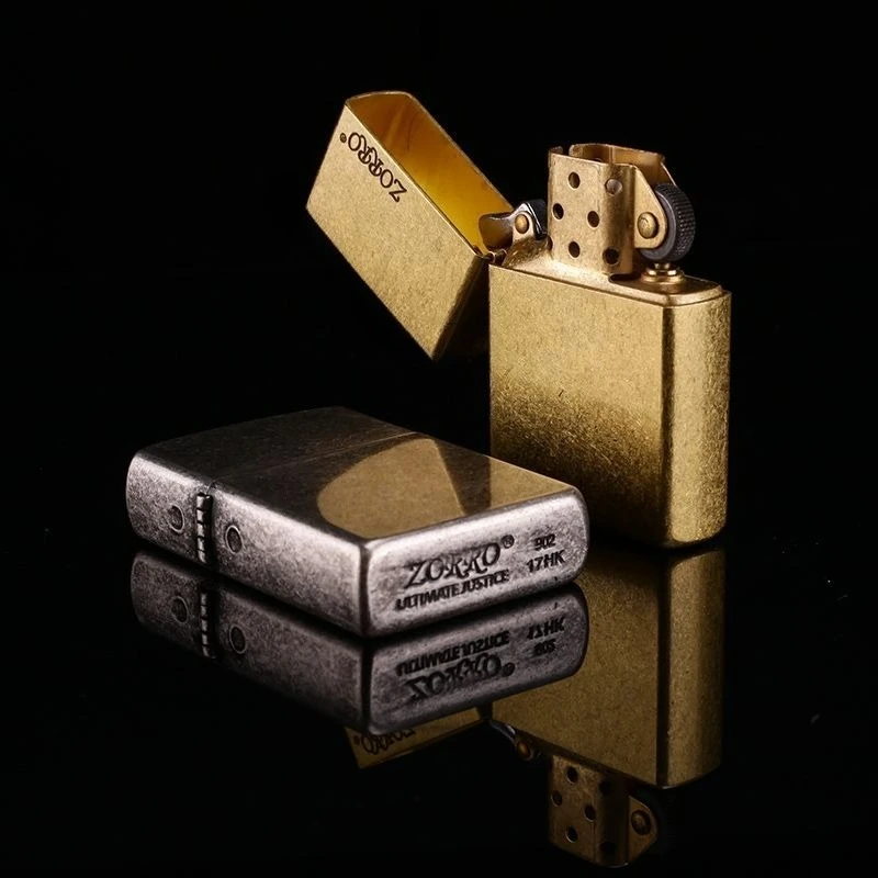 Zorro Kerosenes Lighter Creative Personalized Men's Birthday Gift Retro Old-fashioned Grinding Wheel Windproof Lighter