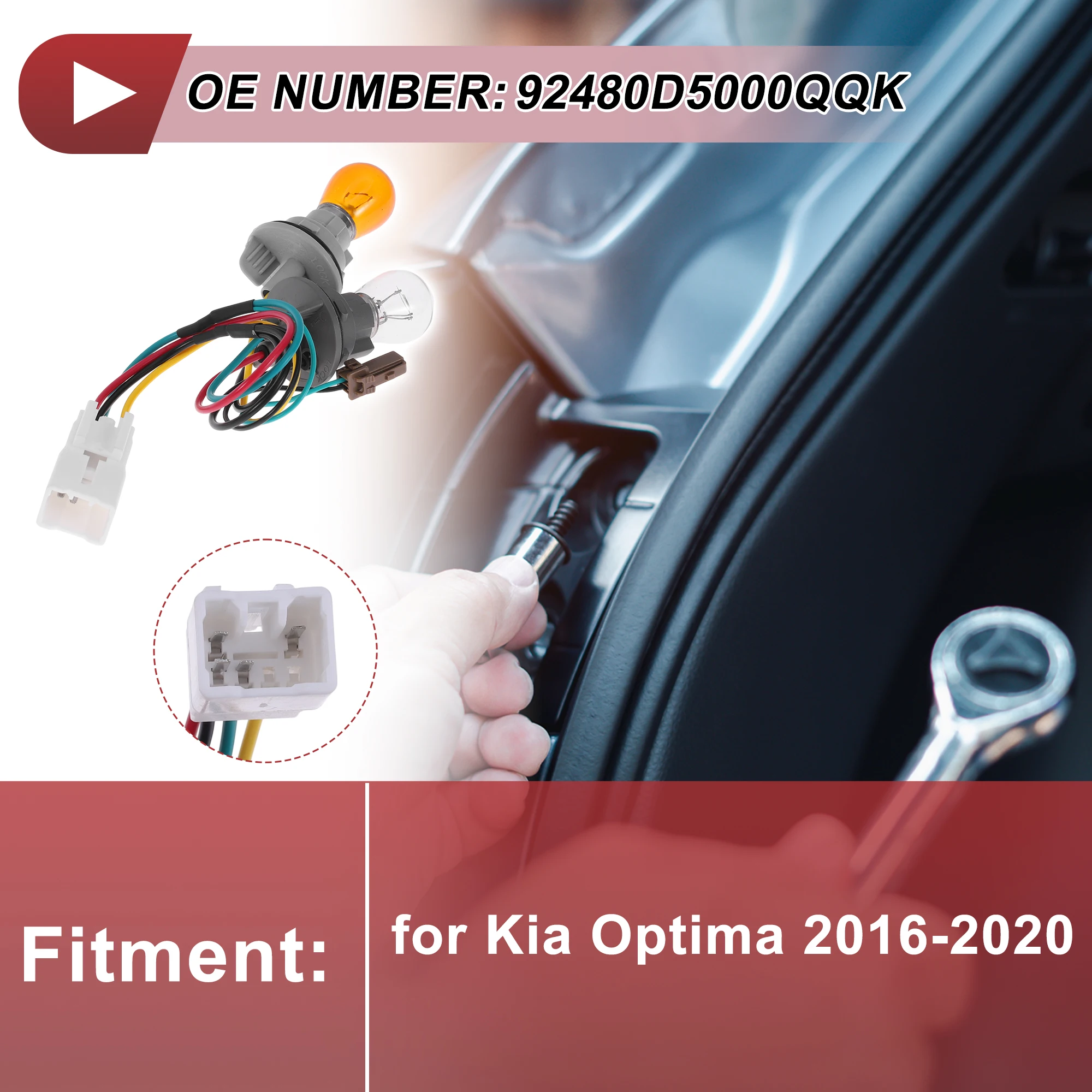 

X Autohaux проводка заднего фонаря для Kia Optima 16-20 No 92480D5000QQK Косичка лампы