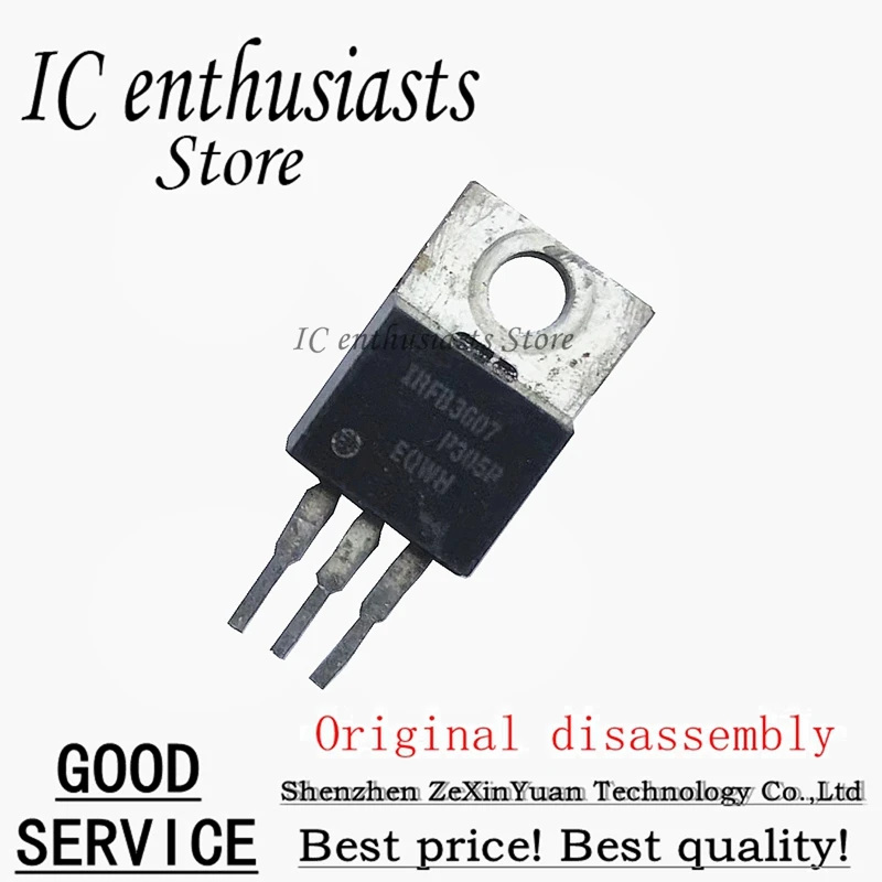 10 قطعة IRFB3607 IRF3607 80A 75 فولت TO-220 التفكيك الأصلي