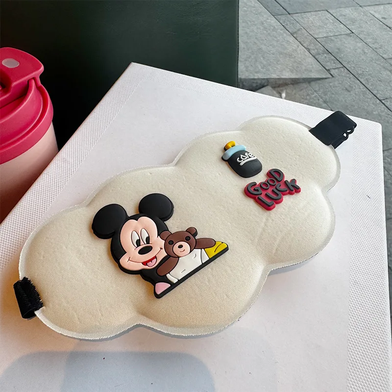 MINISO Disney cloud shading little mouse eye mask girl heart adjustable goggle mask adult children lunch break sleep eye mask