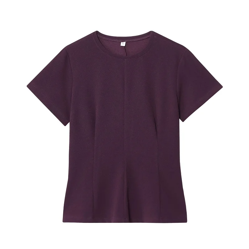 MUJER แฟชั่นฟิตเนสเสื้อผู้หญิงแขนสั้นผู้หญิง Streetwear เสื้อลําลองผู้หญิงเสื้อวันหยุดเสื้อยืดวินเทจ