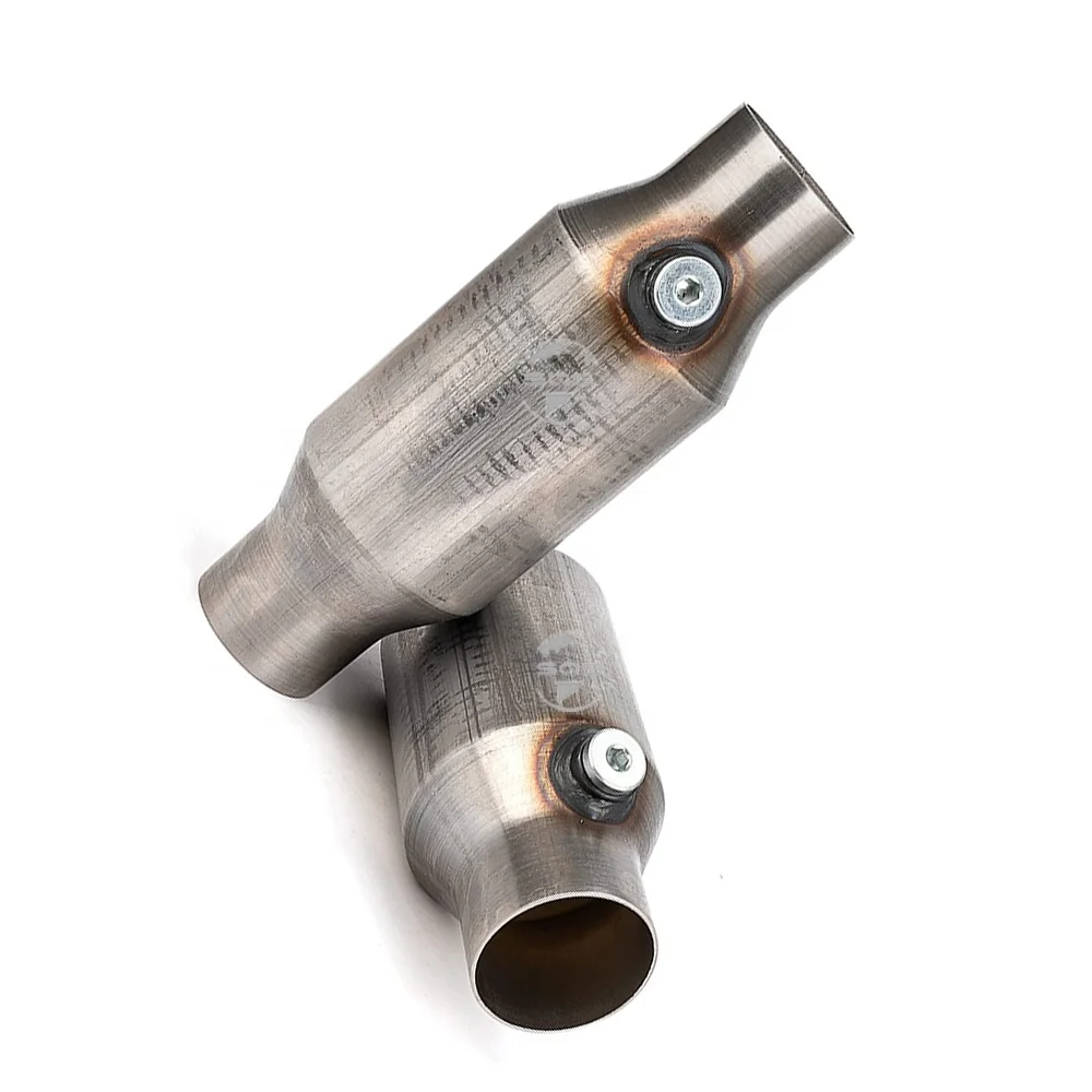 Hot selling： High Quality  With Protective Case and Sensor Hole Stainless Steel Universal Catalytic Converter