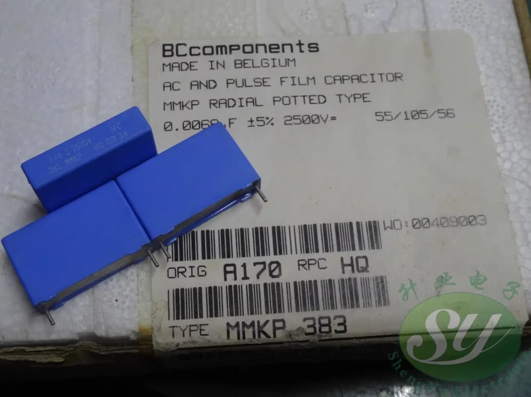 

10 шт. MKP383 0,0068 мкФ/2500 В 6800pf 6n8 6,8nf 682 новый пленочный конденсатор 22 мм