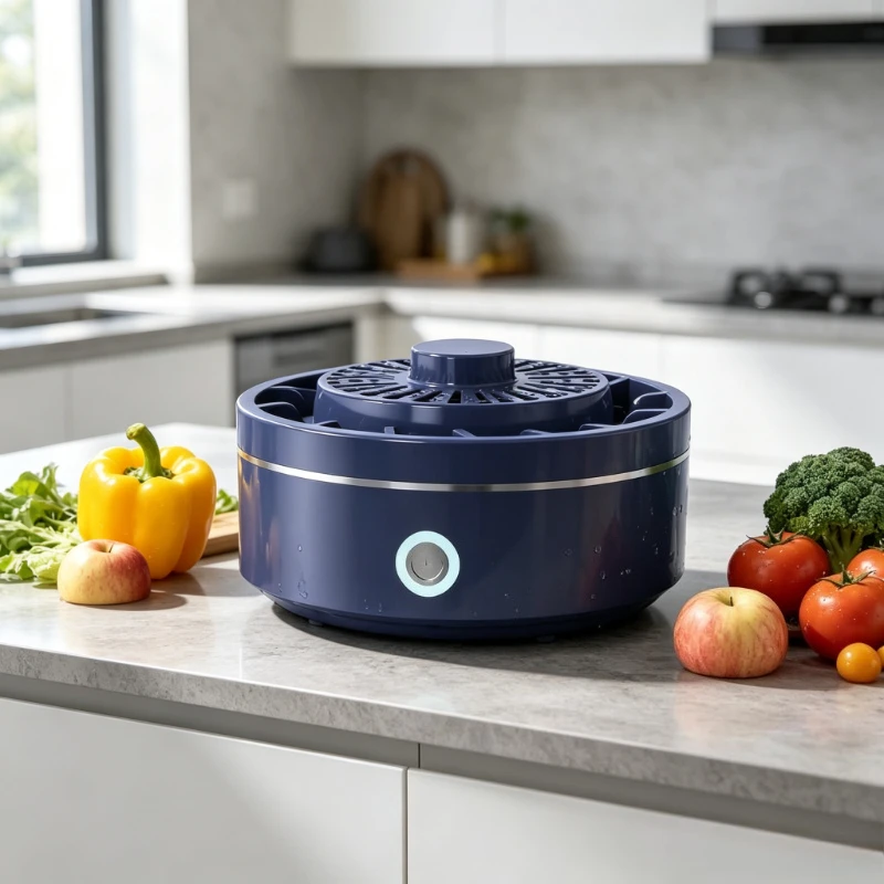 Portable Fruit Vegetable Washer Titanium Electrolysis Deep Cleaning USB Rechargeable Food Purifier for Kitchen Home 과일 세척기