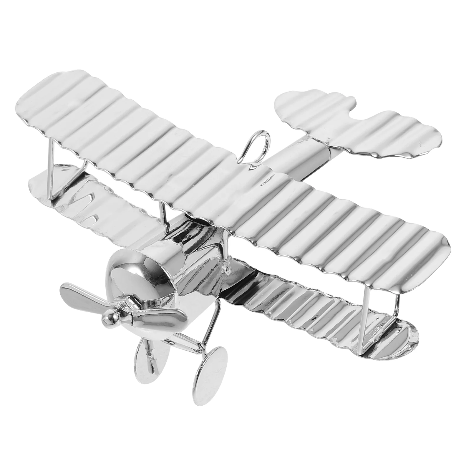 Biplane Pendant Bookshelf Airplane Model Planes Decor Room Aesthetic Iron Child