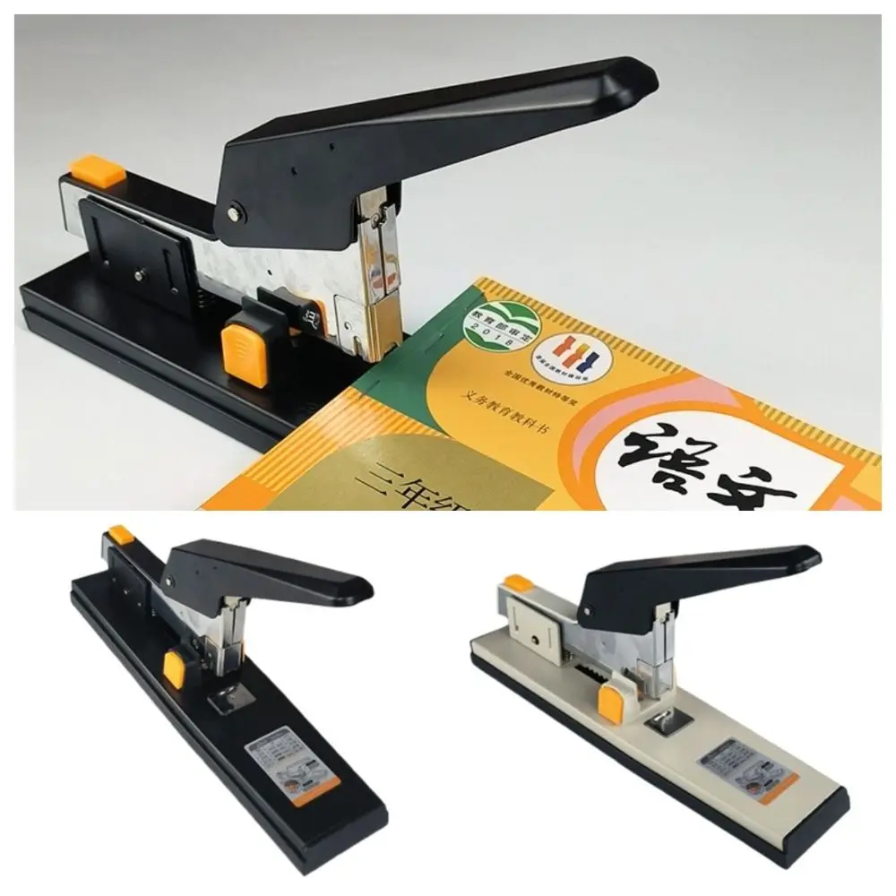 

Large Capacity Hand Operated Staple Pop-up Type Anti-slip Heavy Duty Stapler Multifunction Simple Desktop Stapler Business