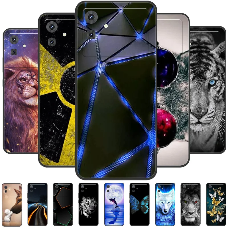 Per Cubot Note 21 custodia in Silicone antiurto custodia morbida in TPU per Cubot Note 21 Funda Note21 Capa Etui Animal Cartoon Painted