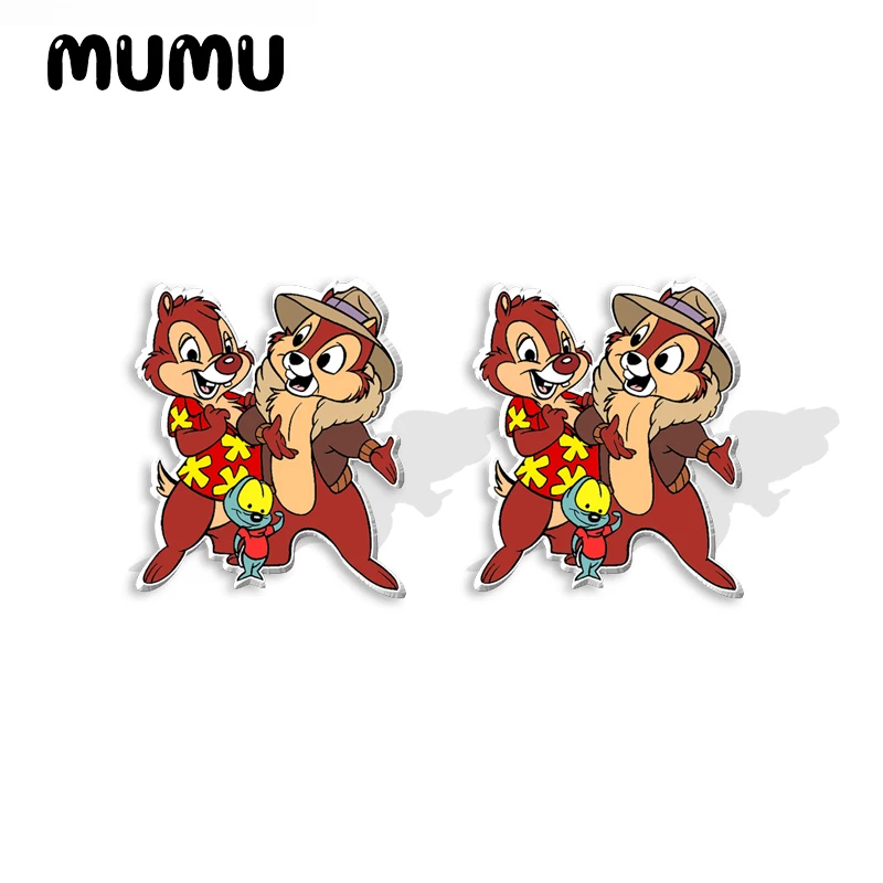 2024 New Chip and Dale Stud Earring Cute Epoxy Jewelry Resin Acrylic Earrings Handmade Gifts Fan