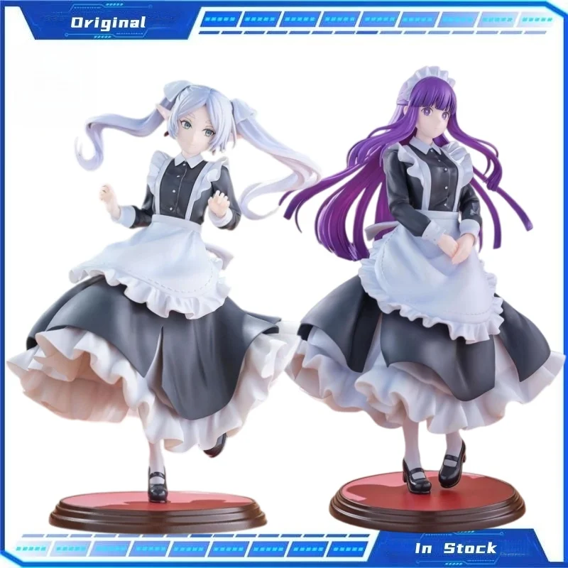 

In Stock Original Sousou No Frieren Character Figure Model‌Frieren Fern Maid Outfit Scenery Figure Desktop Collection Ornaments