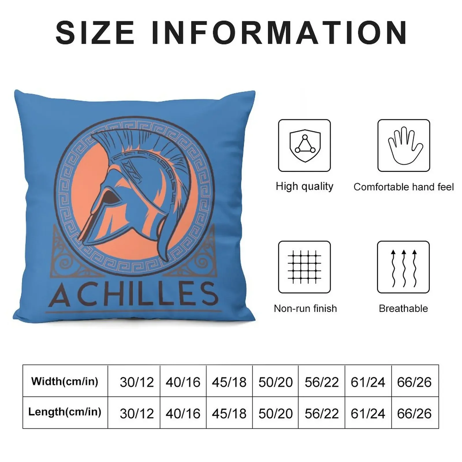 Achilles Greek mythology heroes Throw Pillow christmas ornaments 2025 christmas supplies Pillow Covers Decorative pillow