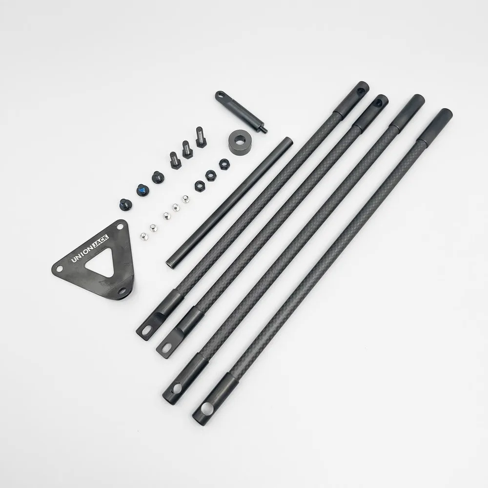 Folding bike ultralight rack titanium + carbon for brompton A/C/P/Tline for 3sixy aceoffix