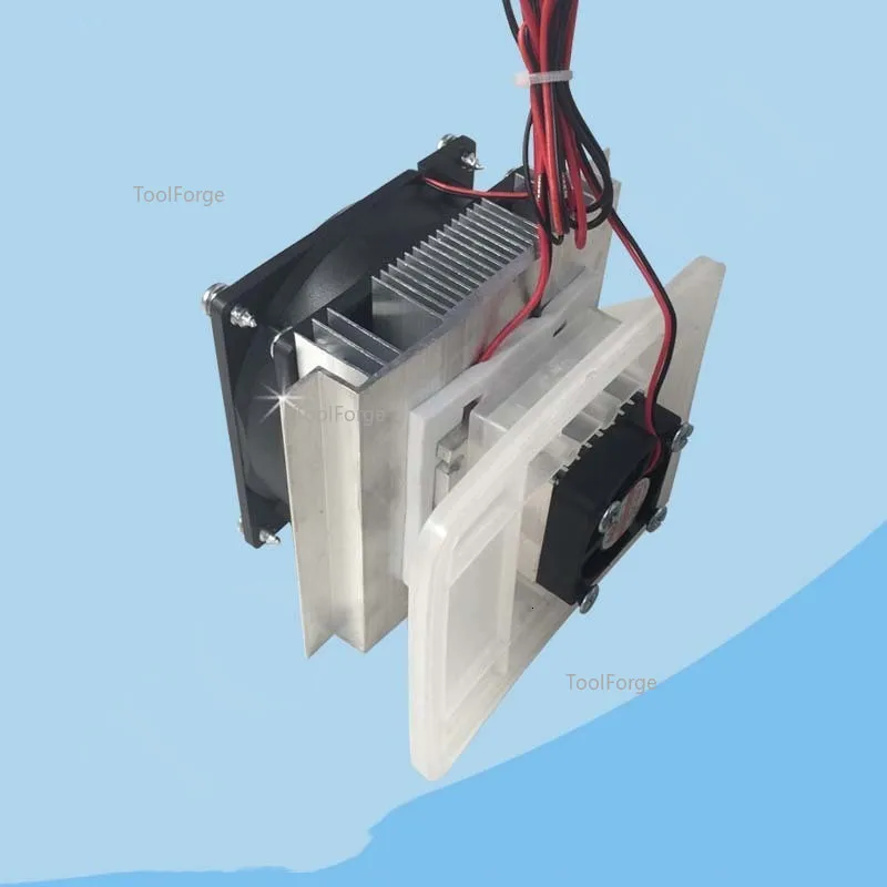 

12V 5A 50W Electronic Semiconductor Refrigerator Refrigeration System Kit DIY Air Cooler Radiator Small Air Conditioner