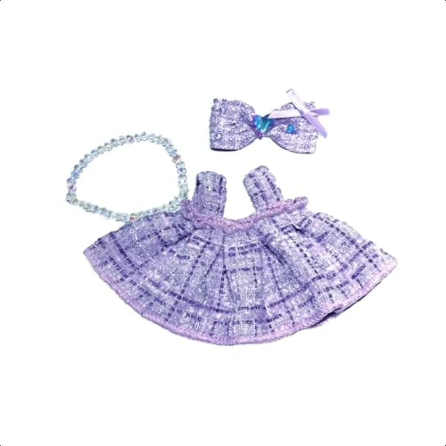 

17cm Doll Clothes Clothes for Dolls Outfit Accories for 17cm Dolls Clothes No Doll Included PurpleB