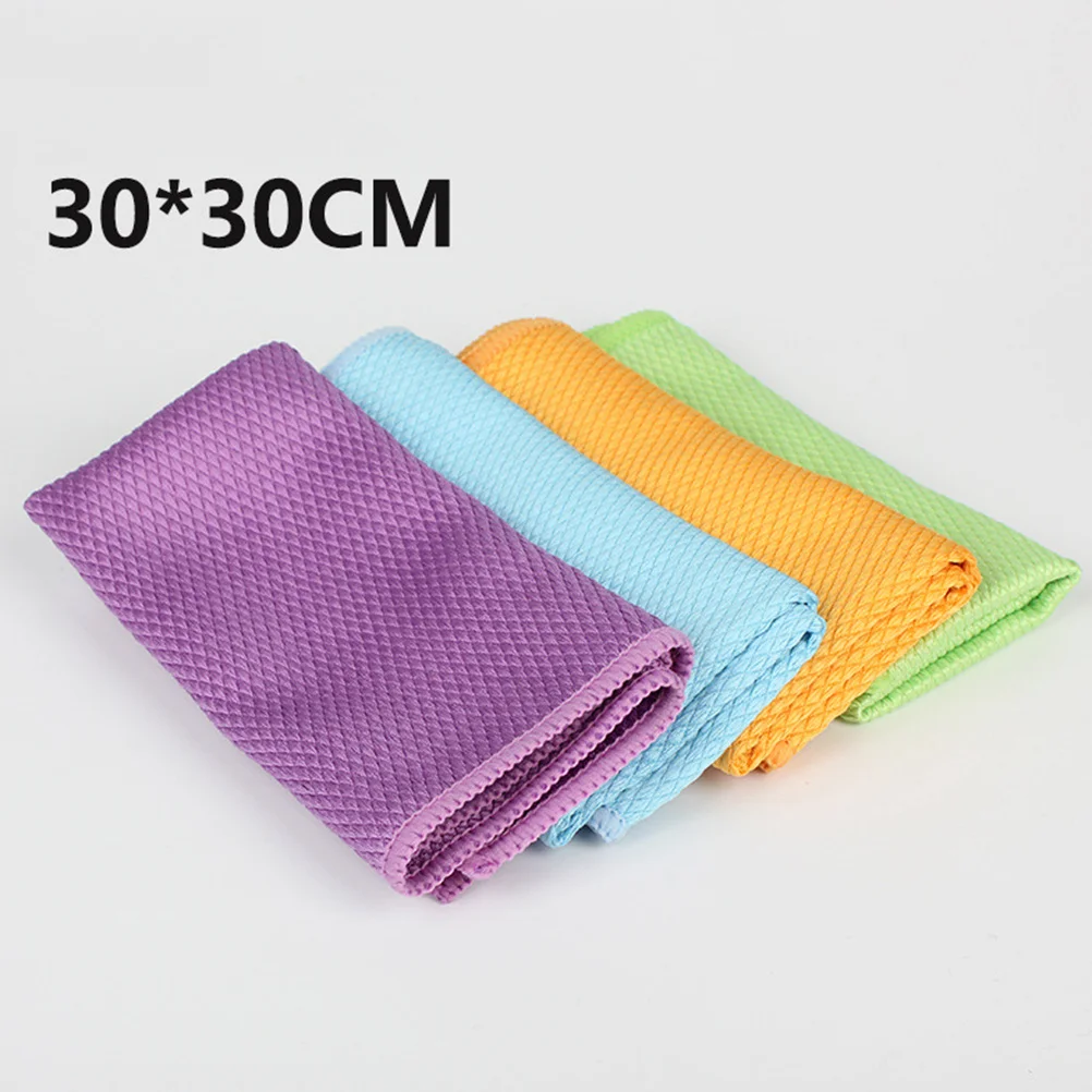 

2Pcs 30x30cm Glass Cleaning Cloth for Aquarium Fish Tank Scrubber Microfiber Towel Removes Stains Efficiently Glass Wipe