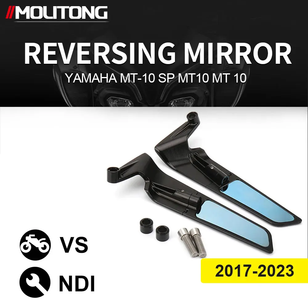 

New Motorcycle Accessories MT-10 Mirror Wind Wing side Rearview Reversing mirror case for YAMAHA MT-10 SP MT10 MT 10 ABS mt10