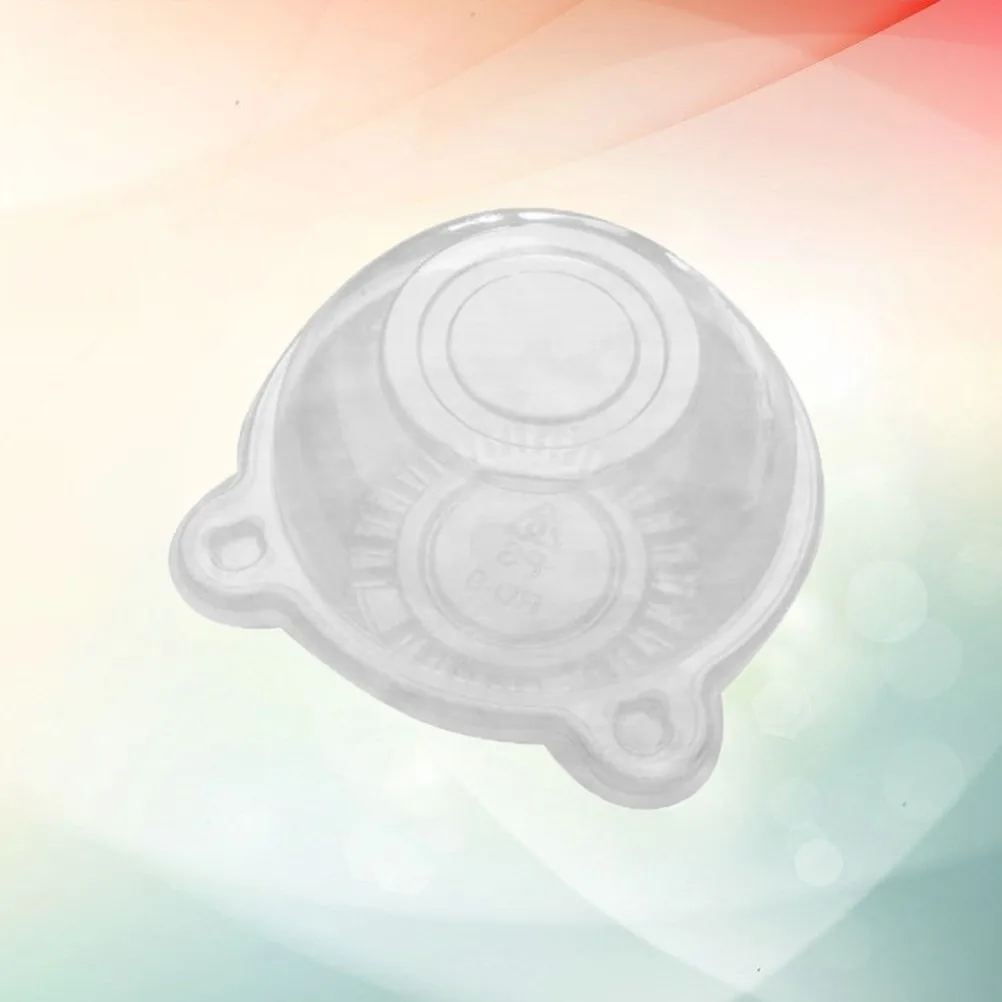 50Pcs Plastic Cake Boxes Transparent Dome Lid Disposable Clear Locking Holders for Cupcakes Muffins Plastic Cake Boxes