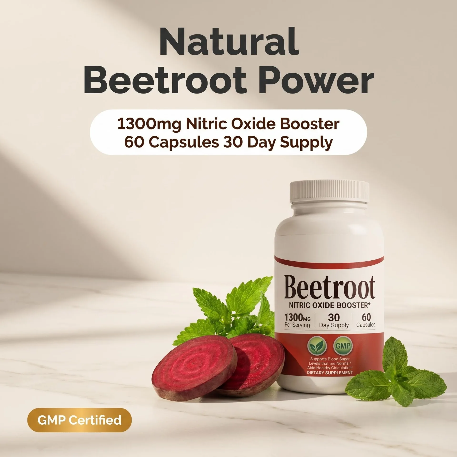 Beetroot Capsules Body Supplement Helps Homocysteine Balance Healthy Bloodcirculation