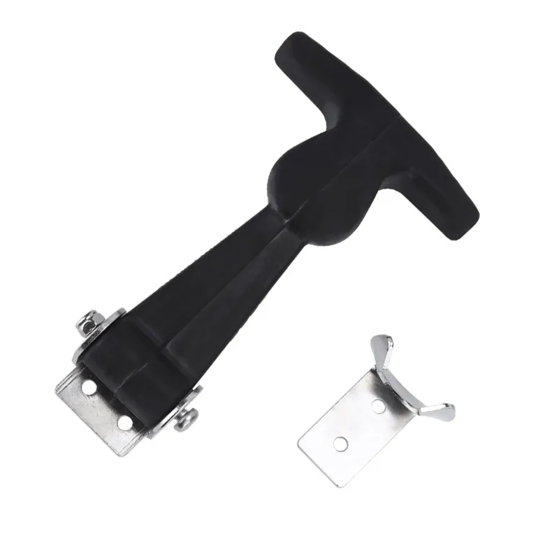 B97A-Flexible Rubber Hasp T-Handle Draw Latches 4-Pack