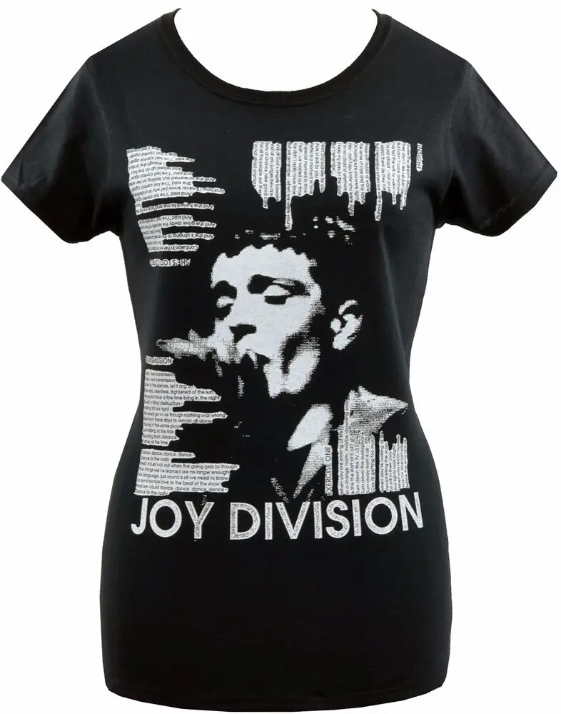 Womens  T-Shirt She's lost control Ian Curtis Post Punk Goth XLuxury Brand Retro OversizedAnime Graphic T-shirts for Men Clothin