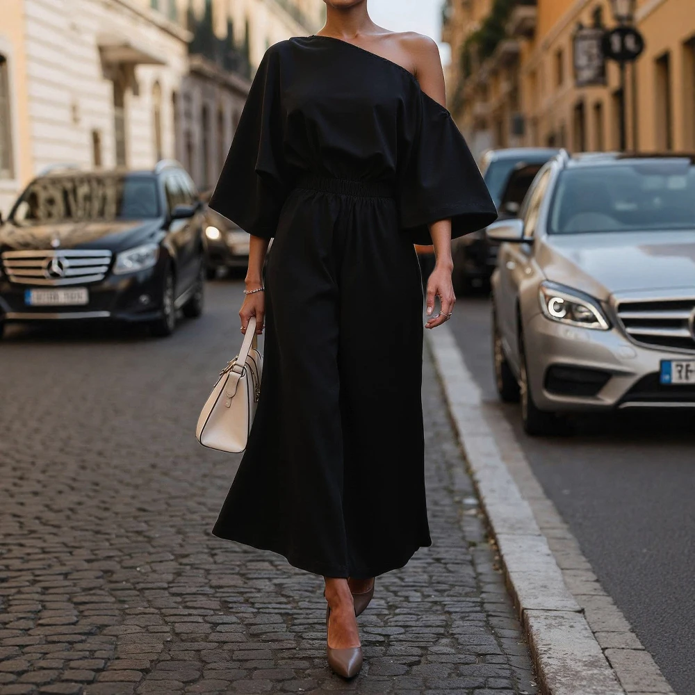 

Свободный повседневный комбинезон с плечами, зимняя одежда, удобные свободные женские универсальные брюки в повседневном стиле, длинные брюки