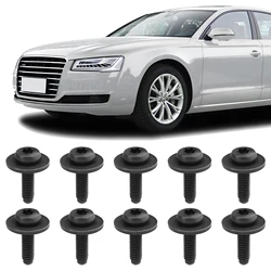 5/10pcs For A4 S4 Q5 Q7 A6 A7 A5 A8 R8 For Passat B5 Golf 2010-2012 CloudFireGlory 2Pcs N90683302 Headlight Assy Bolt Screw M6