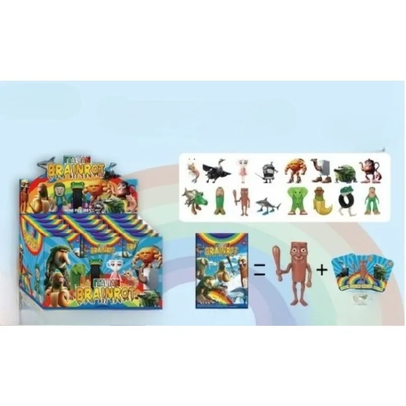 

NEW HOT 3 styles Tung Tung Tung Sahur Figure Toy Trallelo Tralala Statue toy of Shark Lirili Larila TungTung Sahur Blind Box