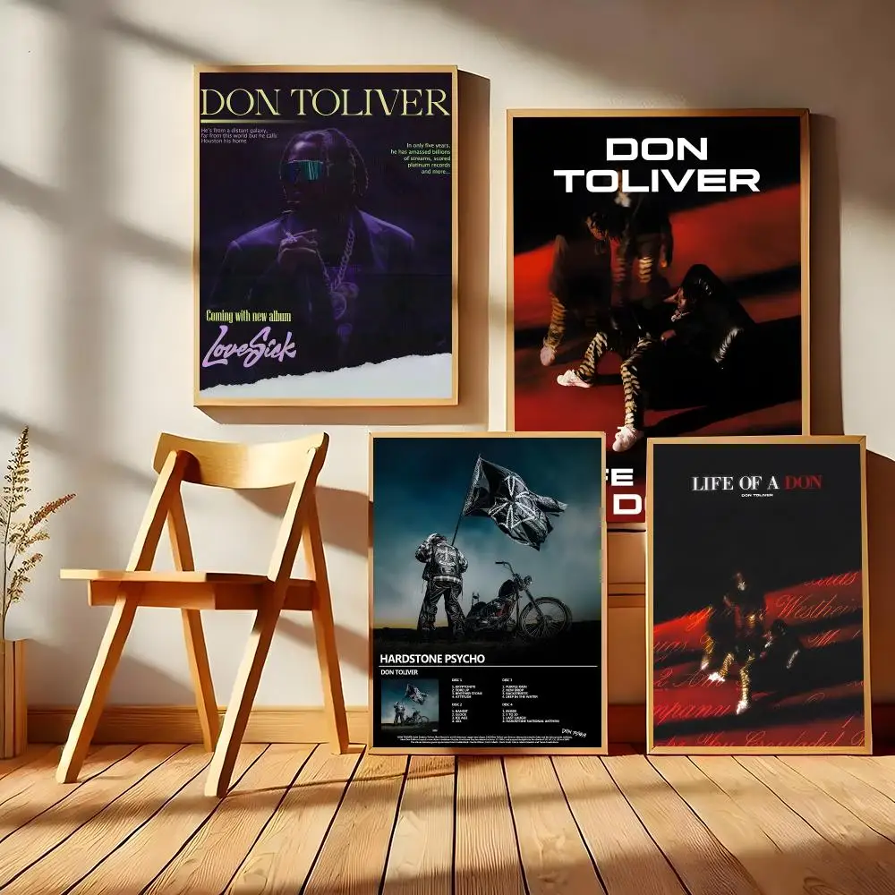 Don Toliver Poster Matte Self-Adhesive Wall Art Print Living Room Bedroom Home Decor