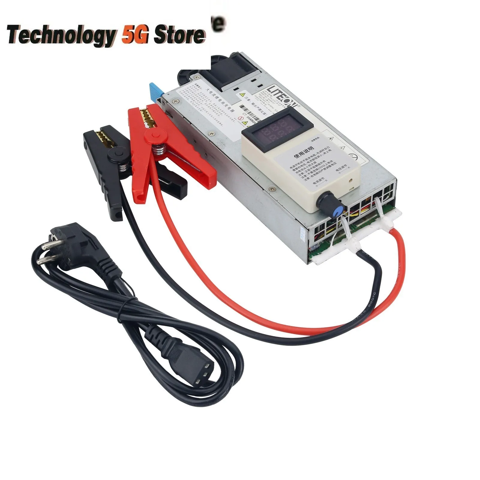 

Зарядное устройство для подержанных аккумуляторов 14,6 В, 62 А для литий-железо-фосфатных, тройных и автомобильных аккумуляторов