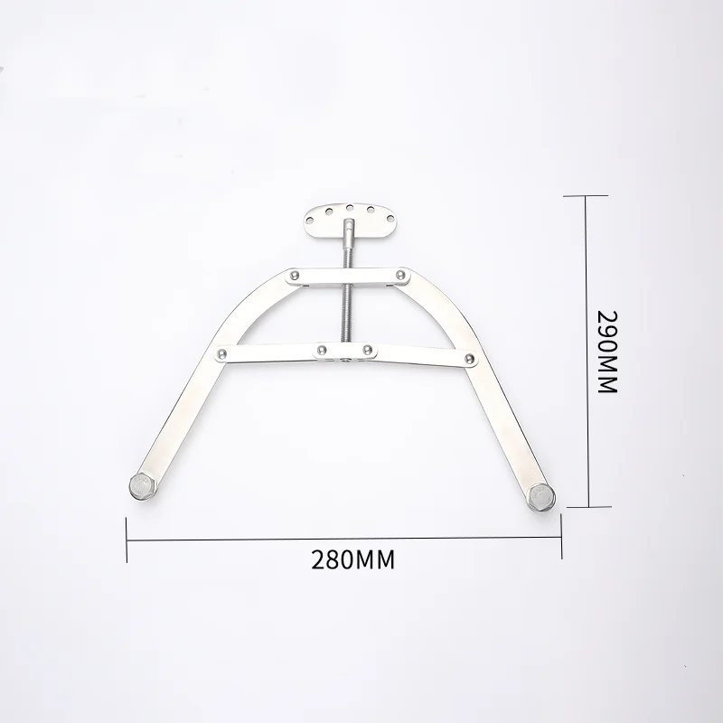 Retractor de tensión para huesos, arco de tracción rígido, acero inoxidable, para extremidades inferiores