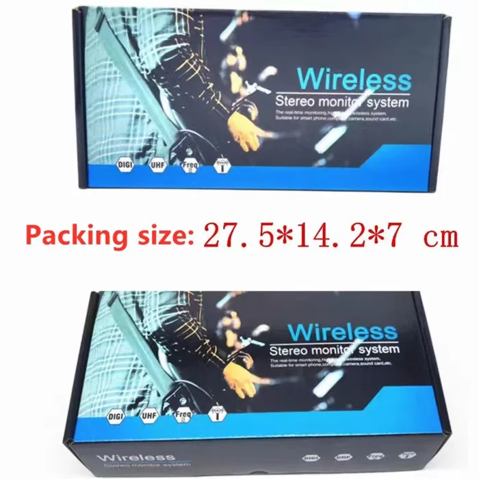 TKG 650-655mhz مرحلة الصوت ستيريو داخل الأذن مراقب نظام مراقبة ستيريو لاسلكي معدات الصوت المهنية المرحلة الشخصية