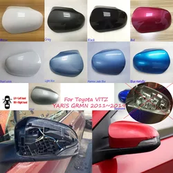 Car Accessories For Toyota Vitz 2011~2019 Rearview Mirror Cover Reverse Mirror Shell Mirror Case Housing