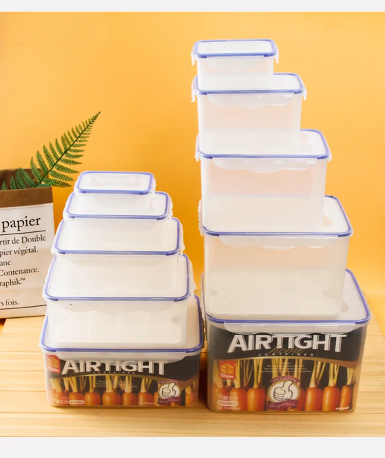 

Newest Durable Kitchen Organizer Fruit Vegetable Keep Fresh Food Storage Box Refrigerator Food Sealed Crisper Container