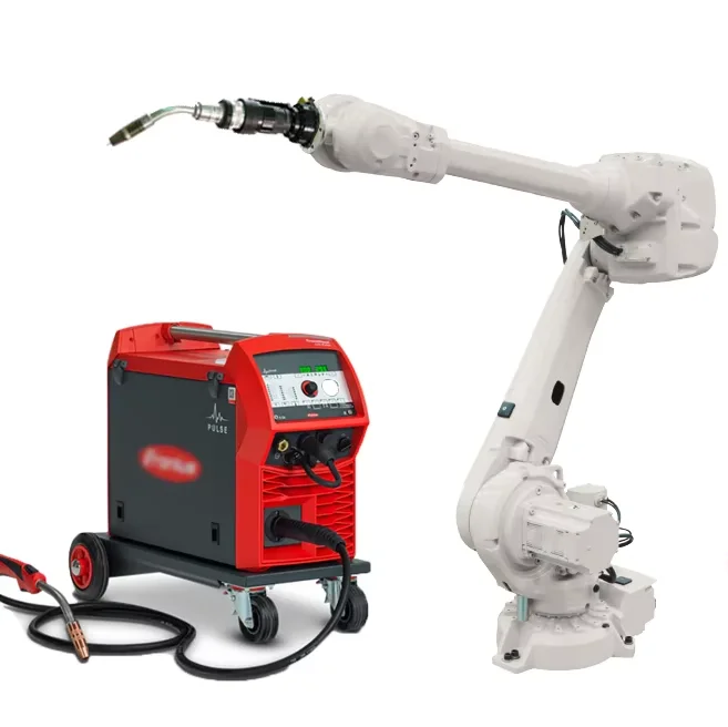 6-Axis Industrial Robot Arm with 8kg Payload, Compatible with MIG/MAG Welder for Arc Welding Tasks