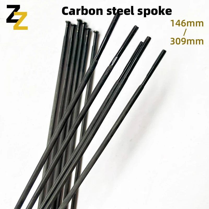 Bicycle carbon fiber steel spoke 3g straight pull road bike 700c road car carbon steel spoke