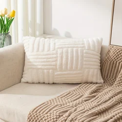 1pc Bohemian Snowflake Velvet Throw Pillow Cover - Soft and Stylish Living Room Decor with Zipper Closure 30/45CM Throw Pillows