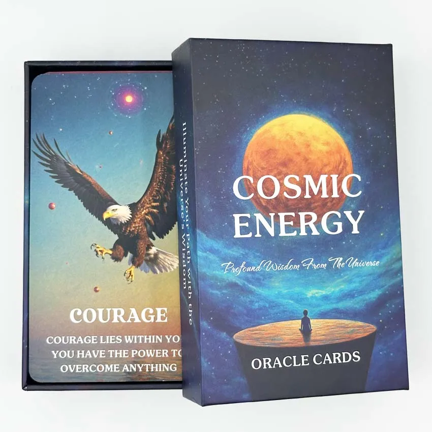 12X7cm cosmic energy oracle Card Game