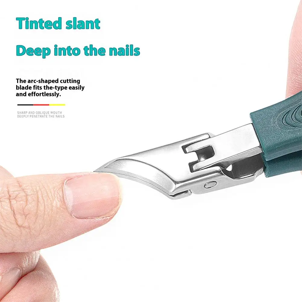 太い爪用爪切り 人間工学に基づいた爪切り 人間工学に基づいたステンレス製爪切りセット 高齢者向けの太い爪用